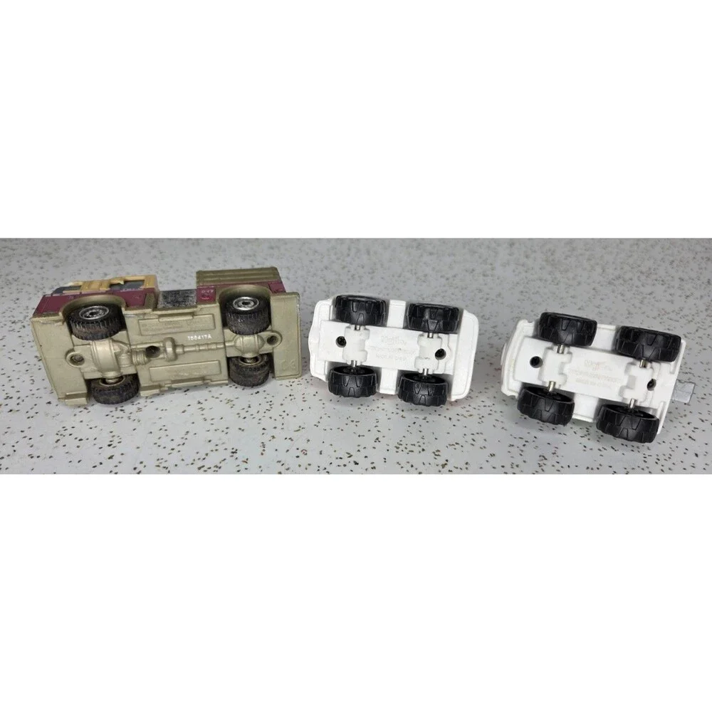 Vtg Mini Tonka Construction & Fire Trucks Maisto Hasbro Lil Chuck & Friends Lot